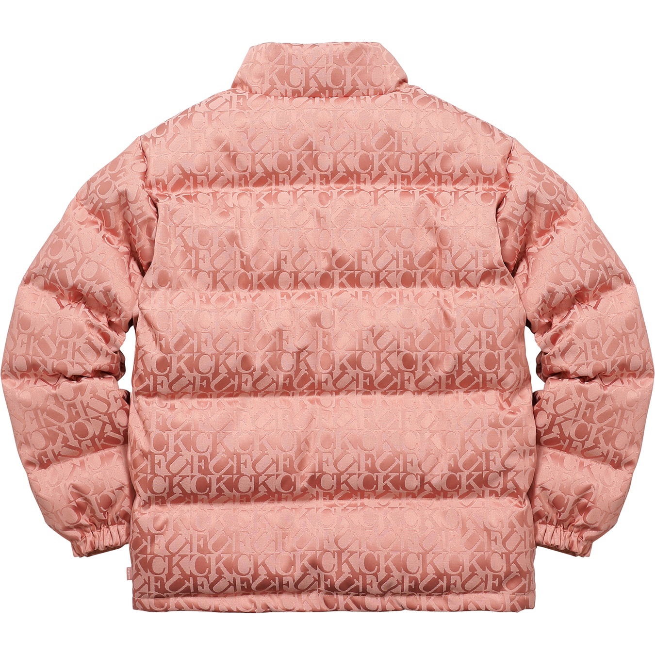 Fuck Jacquard Puffy Jacket view 4